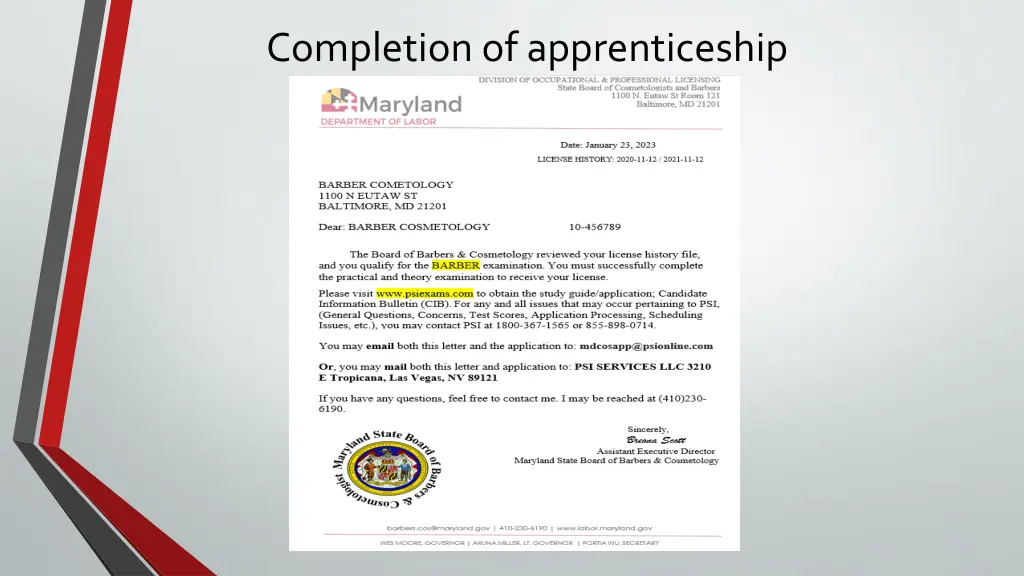 completion of apprenticeship 1