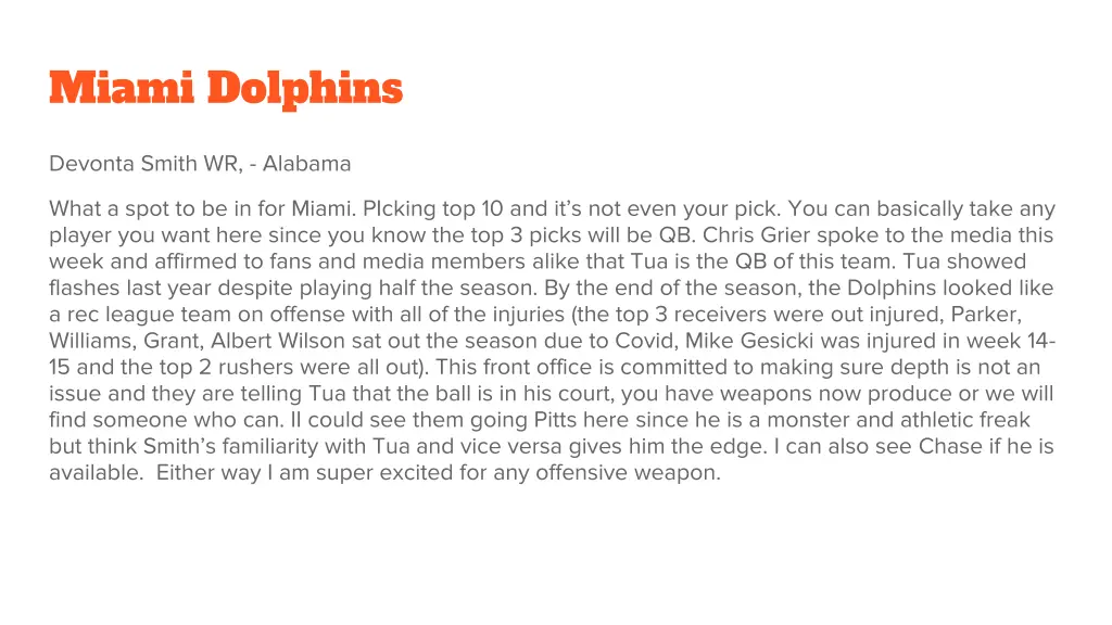 miami dolphins