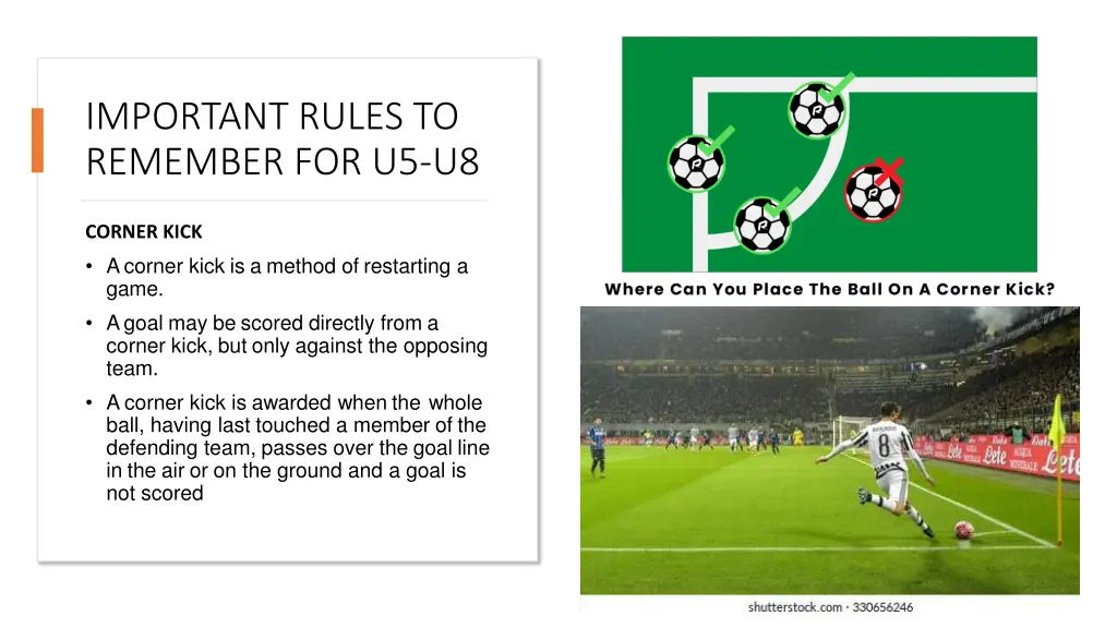 important rules to remember for u5 u8 5