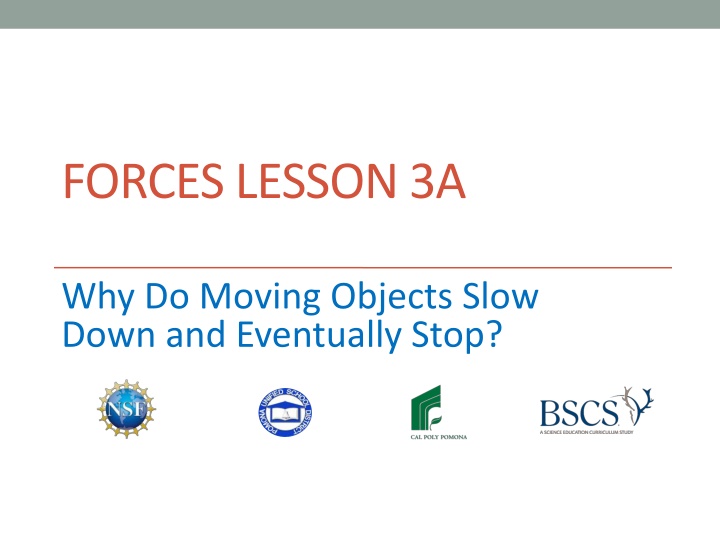 forces lesson 3a