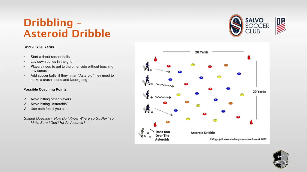 dribbling asteroid dribble