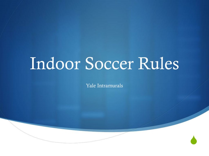 indoor soccer rules