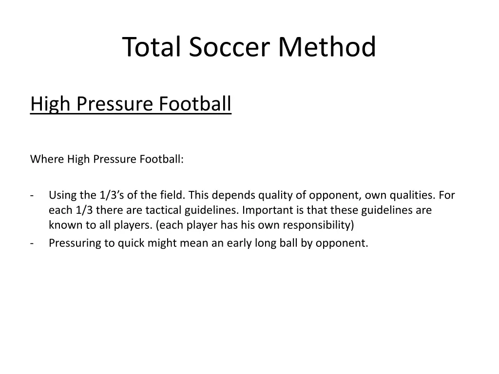 total soccer method 4