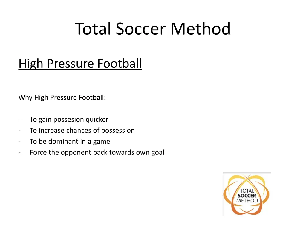 total soccer method 5