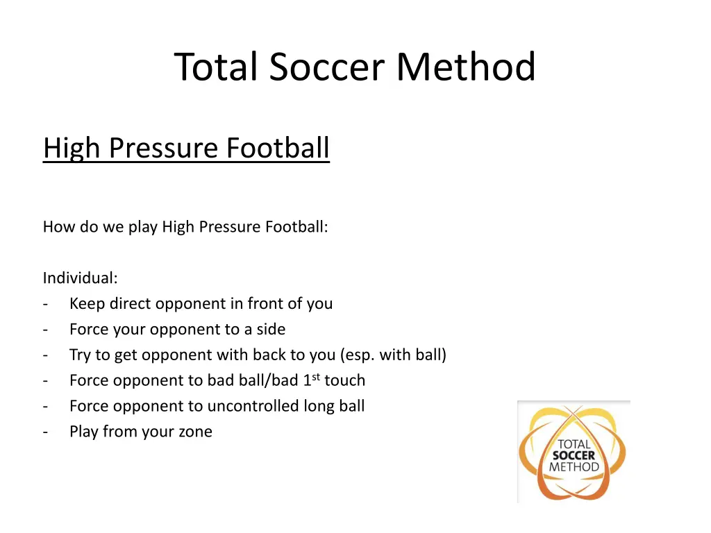 total soccer method 6