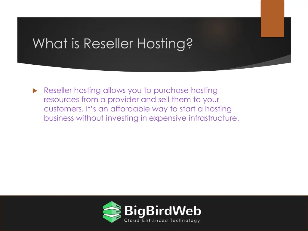 what is reseller hosting