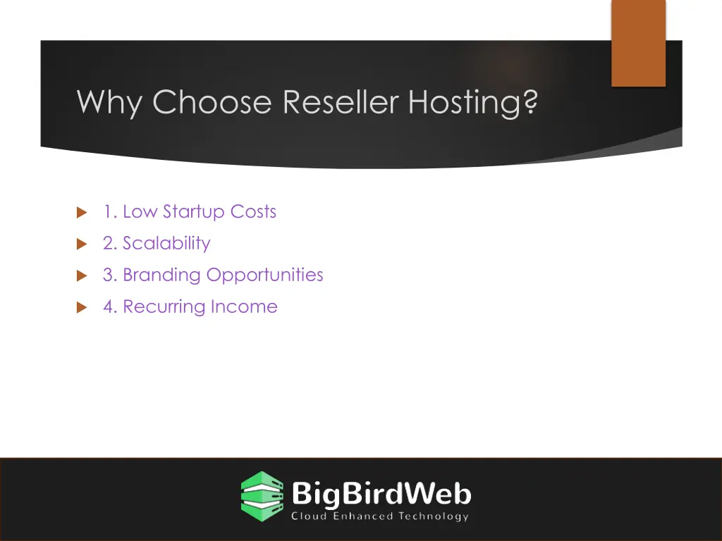 why choose reseller hosting