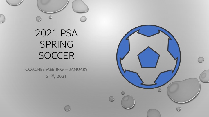 2021 psa spring soccer coaches meeting january