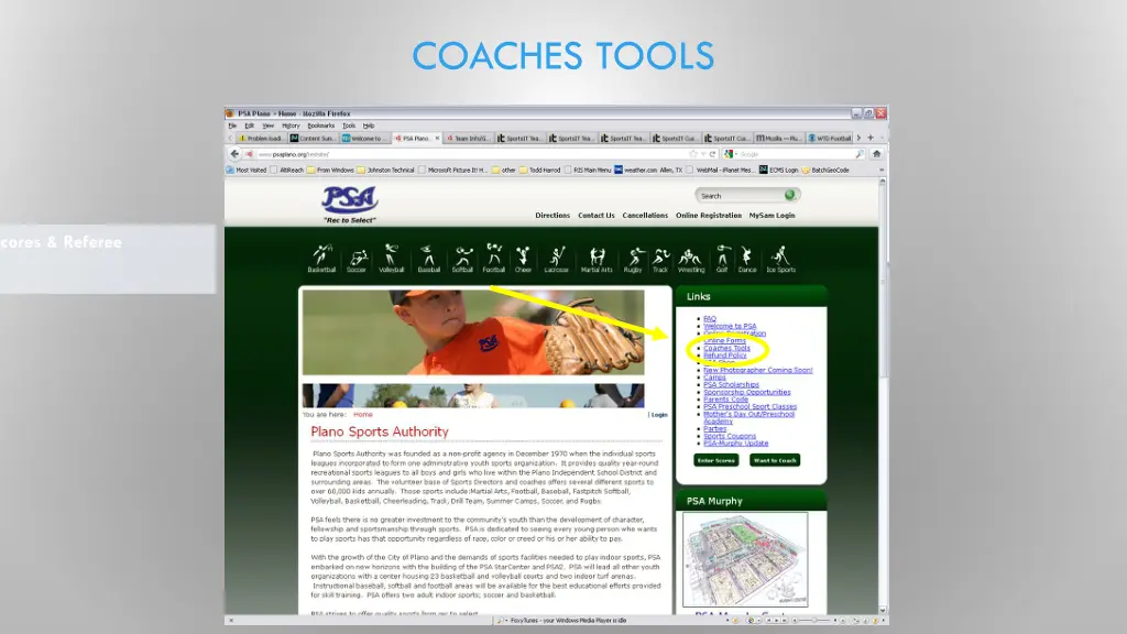 coaches tools