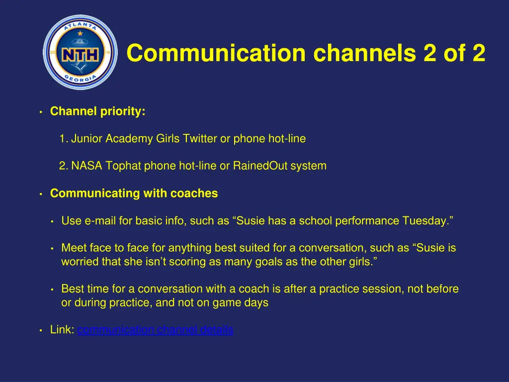 communication channels 2 of 2