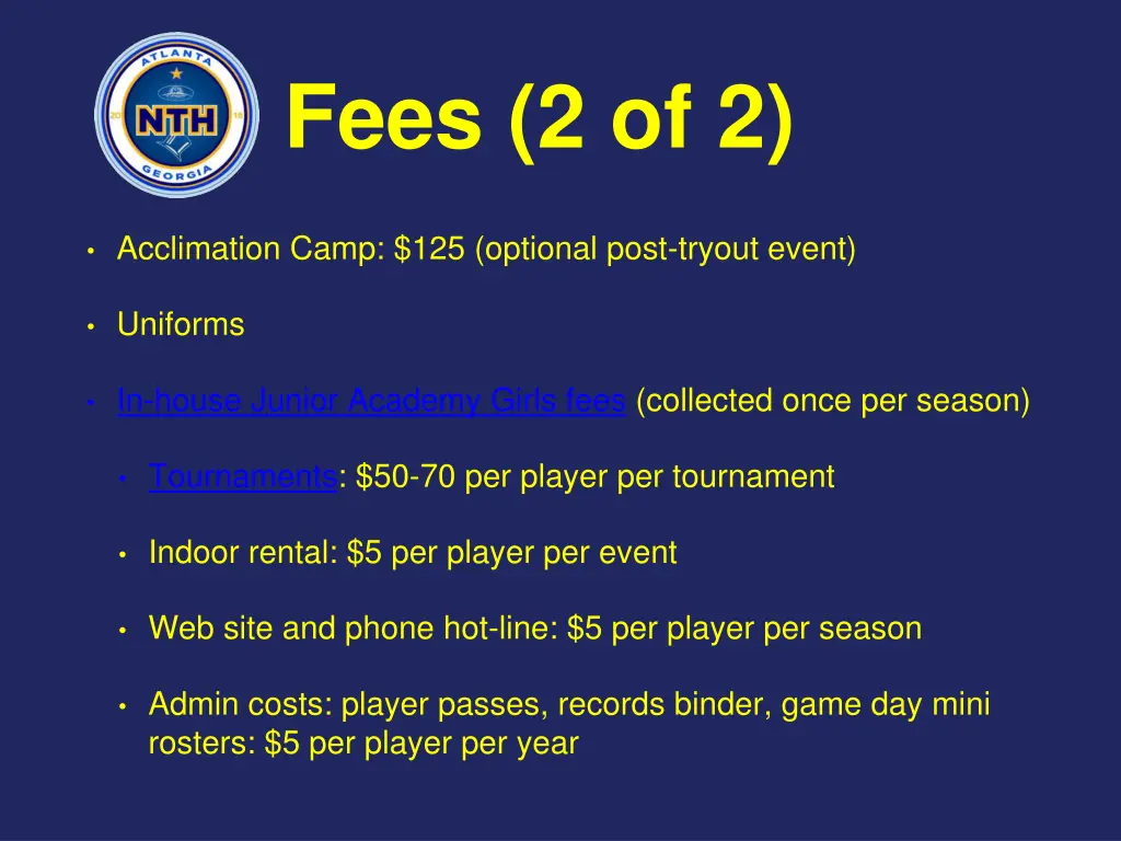 fees 2 of 2