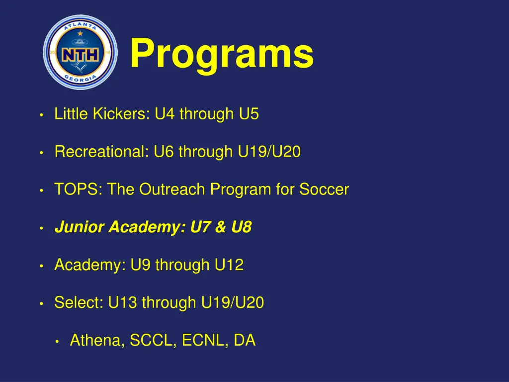 programs