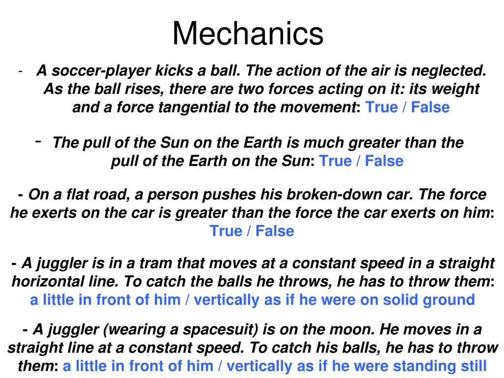 mechanics 1