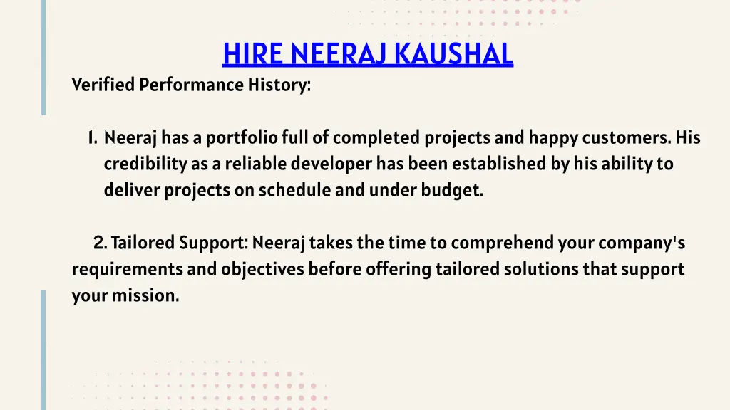 hire neeraj kaushal