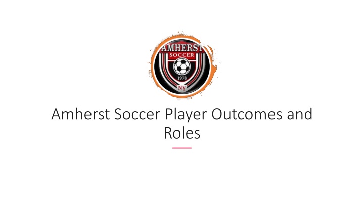 amherst soccer player outcomes and roles