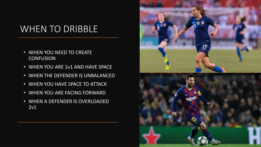 when to dribble