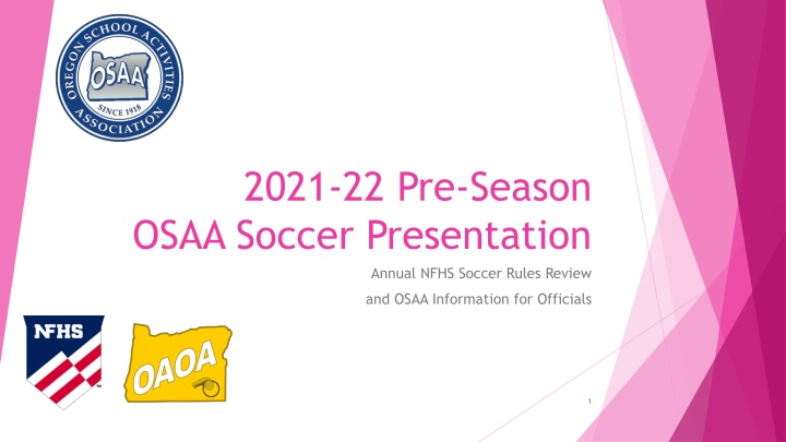 2021 22 pre season osaa soccer presentation