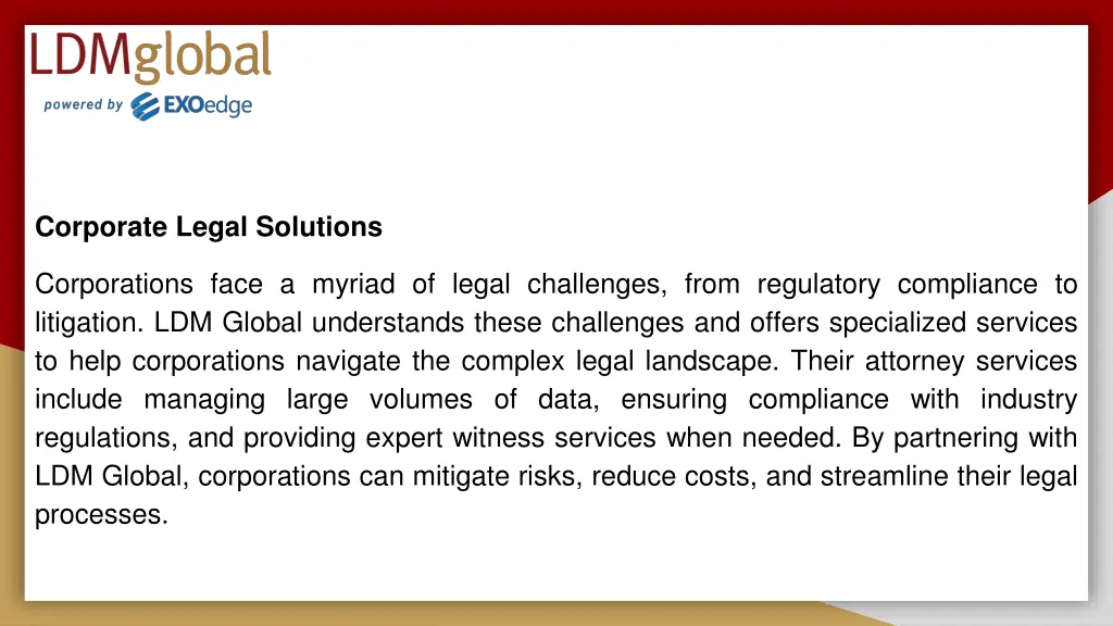 corporate legal solutions