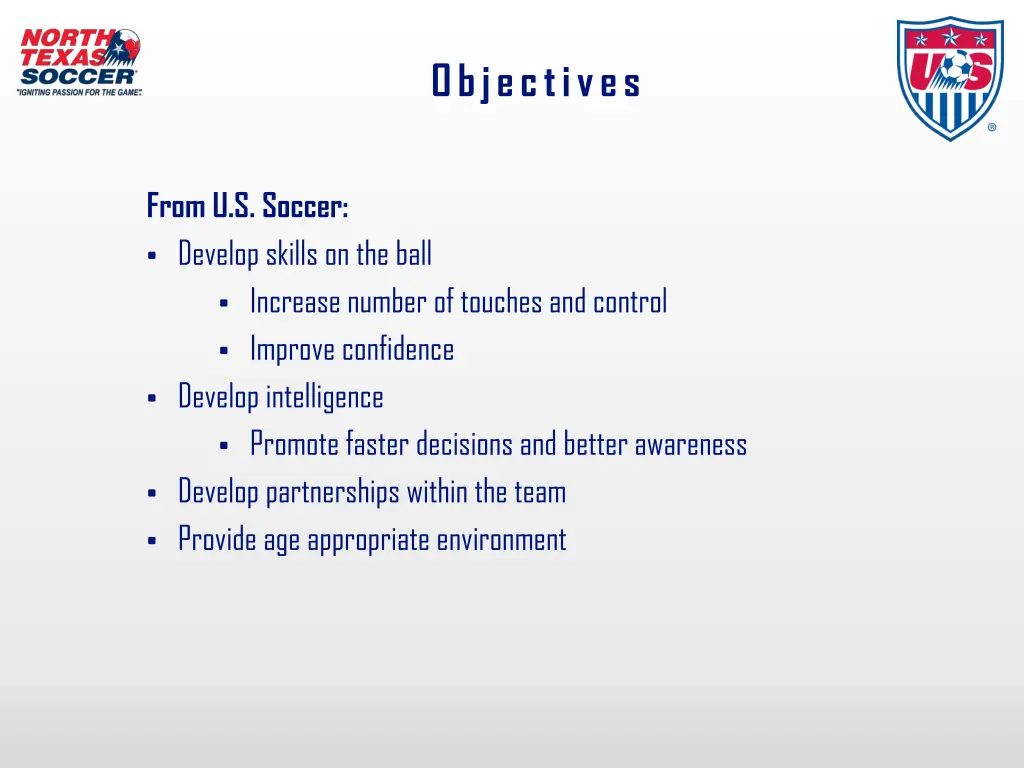 objectives