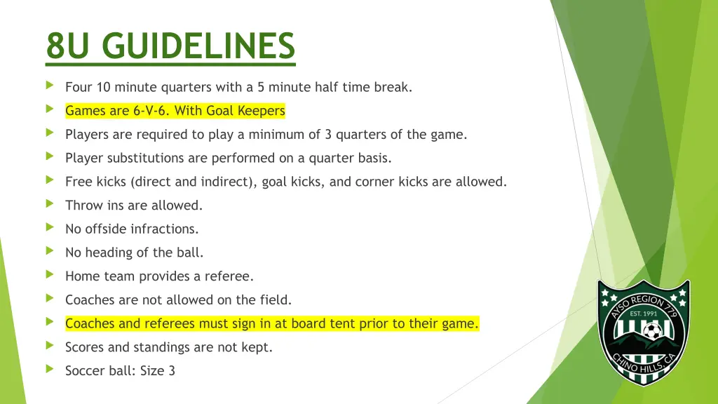 8u guidelines