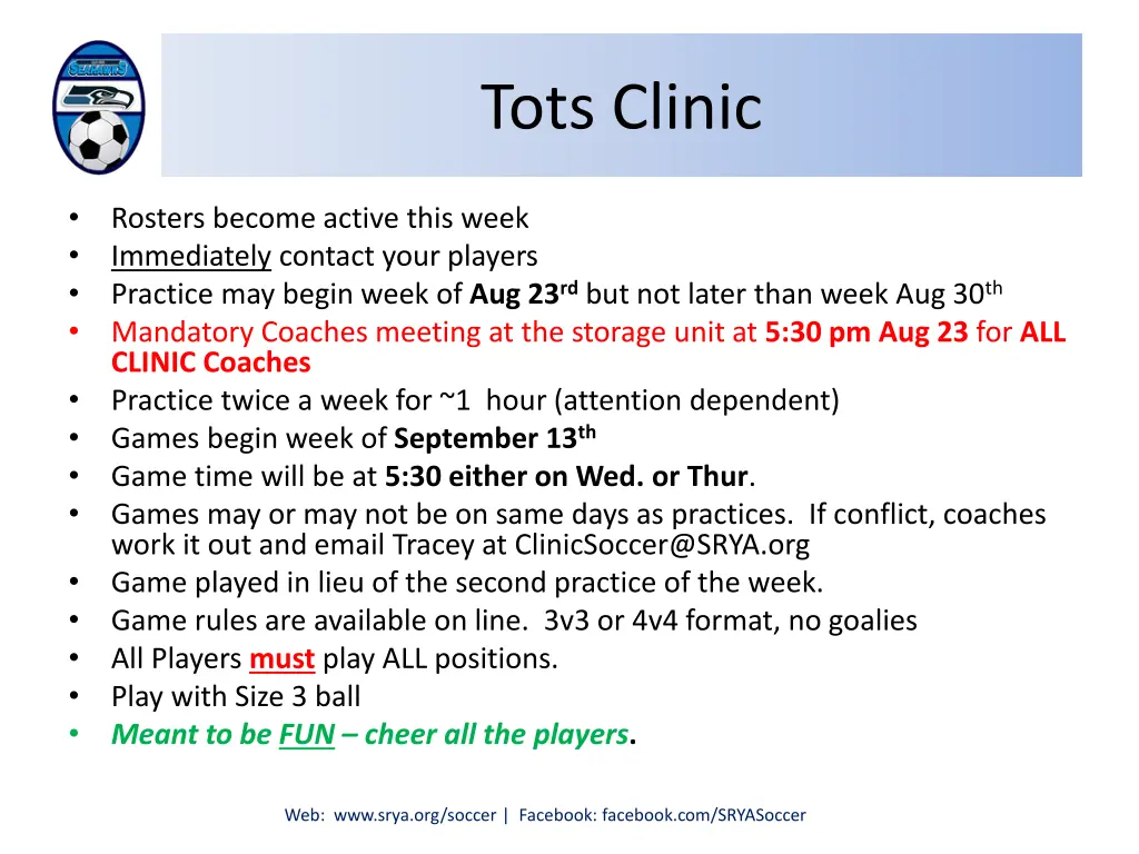 tots clinic