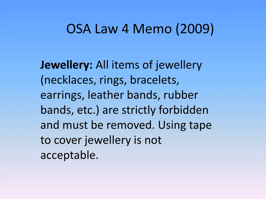 osa law 4 memo 2009 1