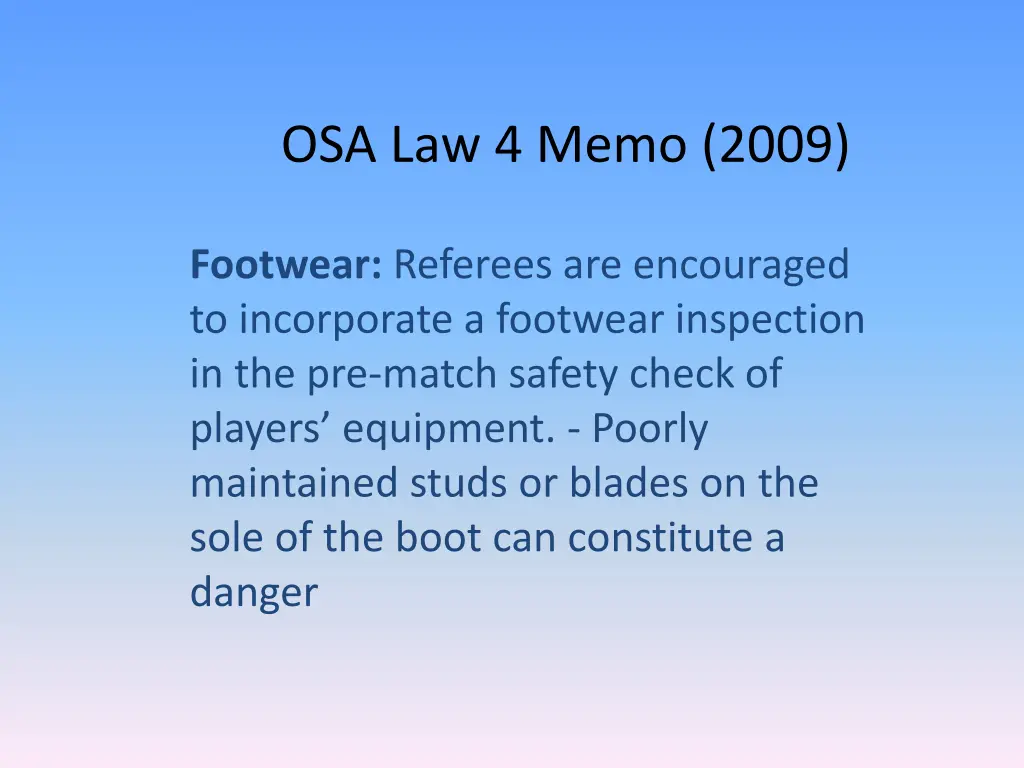 osa law 4 memo 2009 7