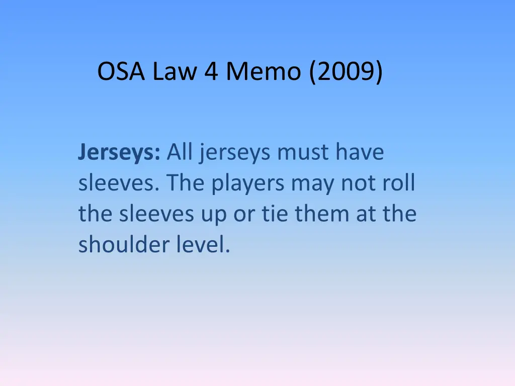 osa law 4 memo 2009 8