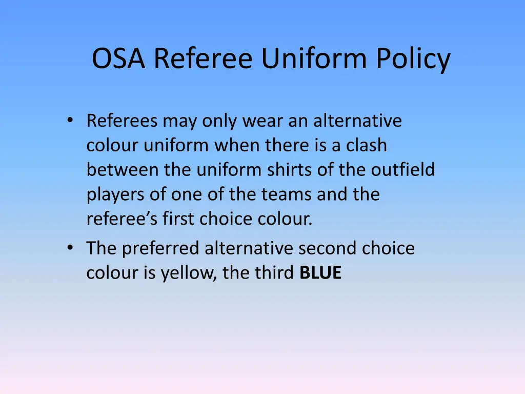 osa referee uniform policy 2