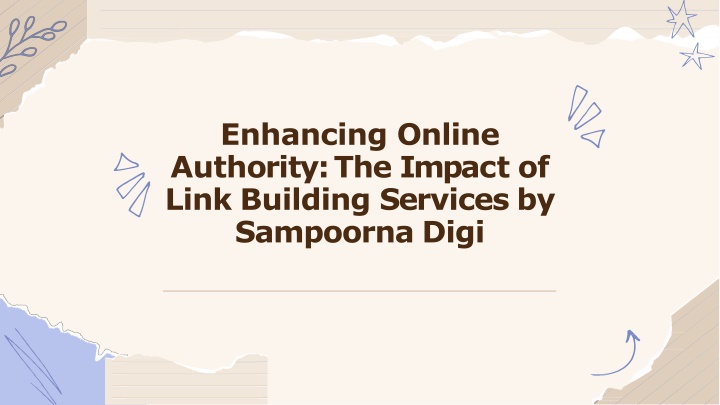 enhancing online authority the impact of link