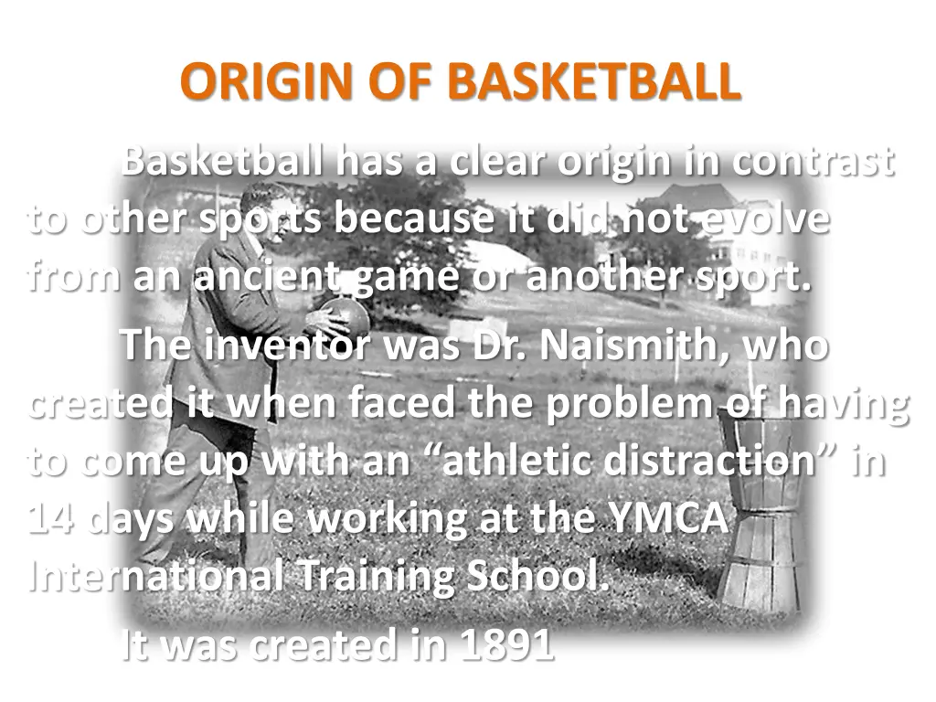 origin of basketball