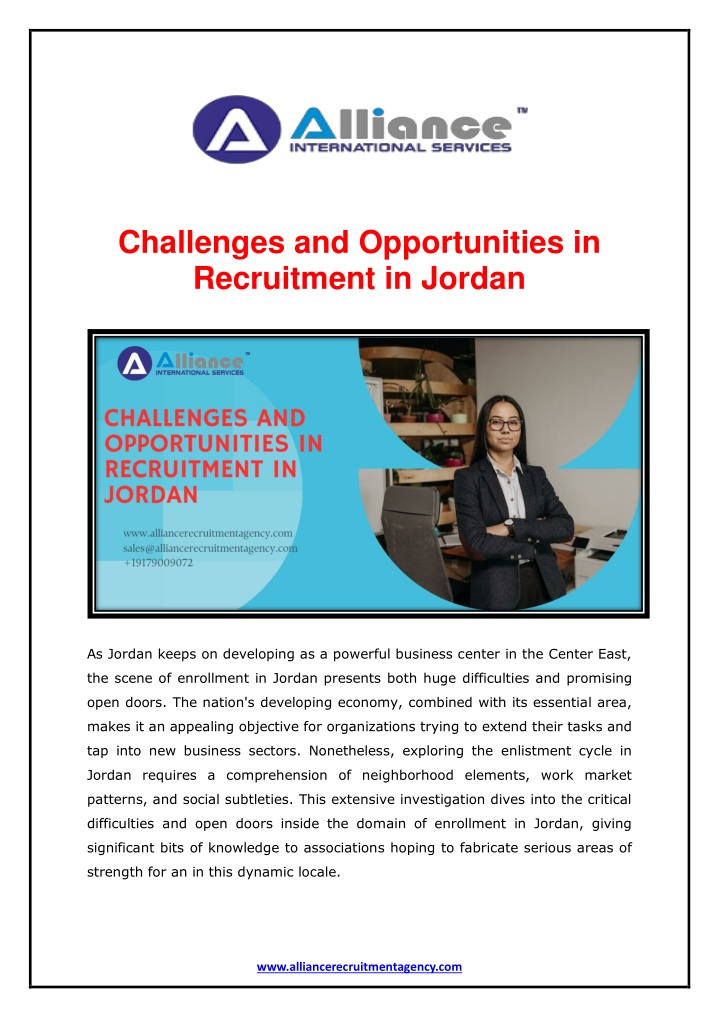 challenges and opportunities in recruitment