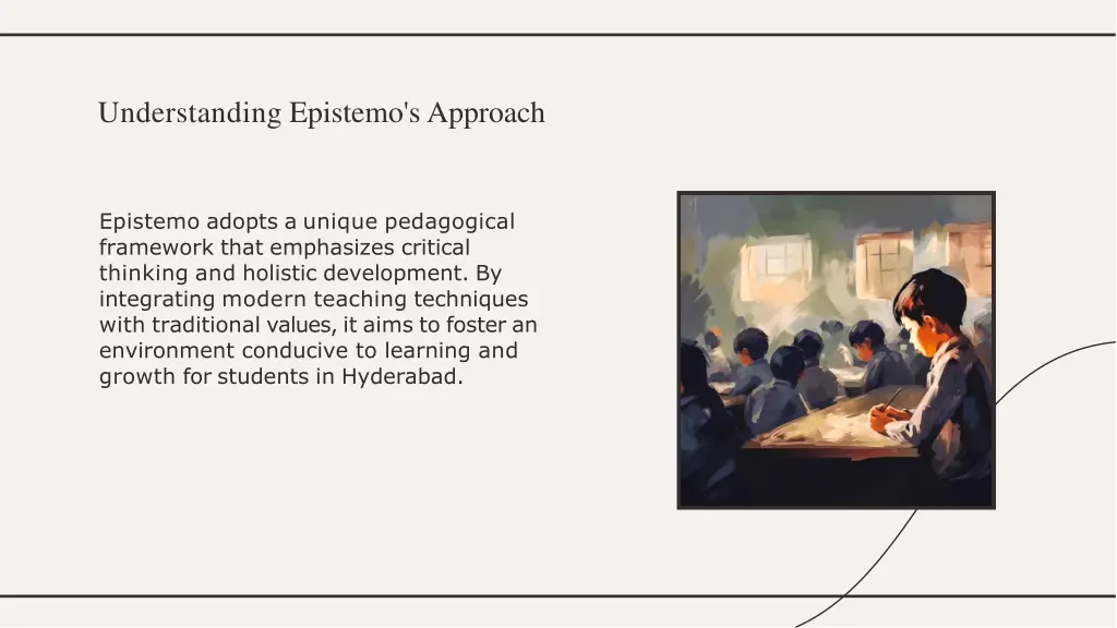 understanding epistemo s approach