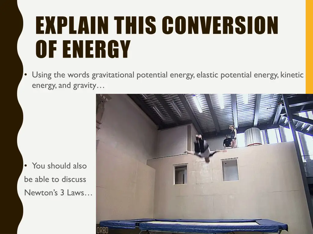 explain this conversion of energy