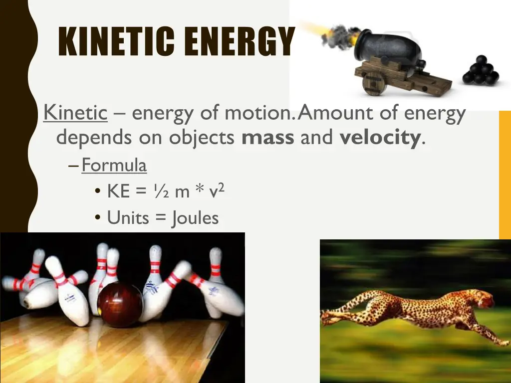 kinetic energy