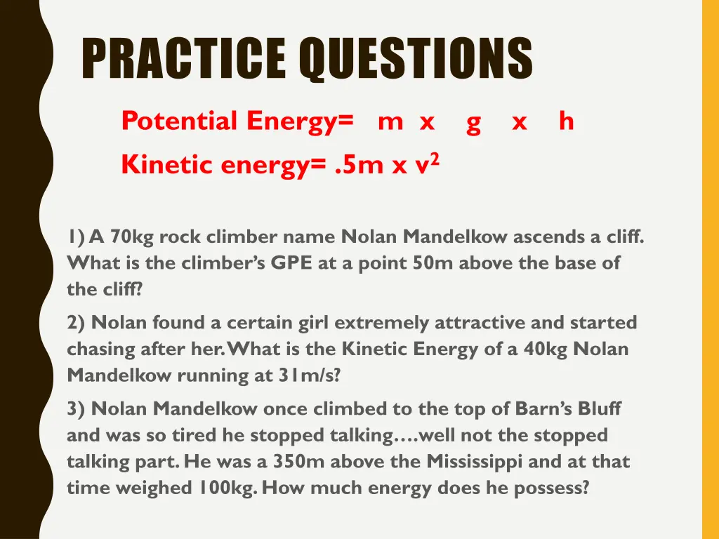 practice questions