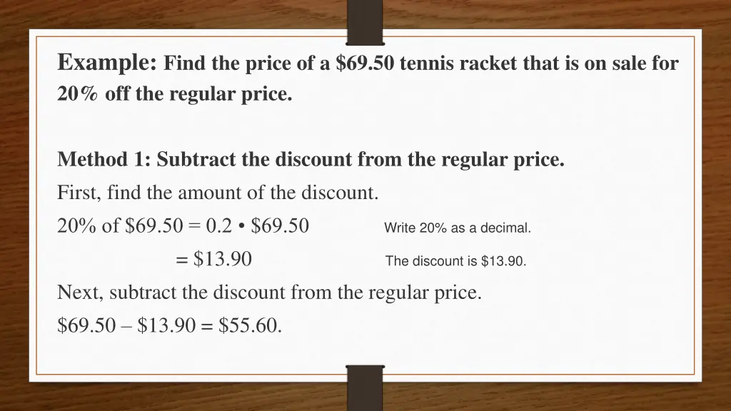 example find the price of a 69 50 tennis racket