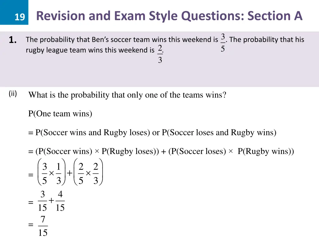 19 revision and exam style questions section a 1