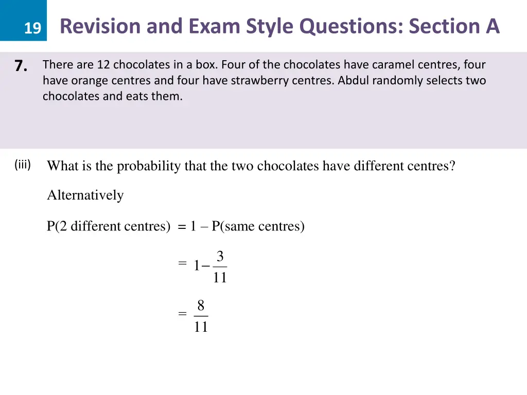 19 revision and exam style questions section a 20