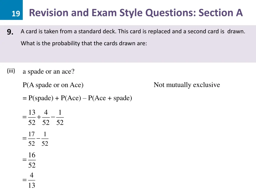 19 revision and exam style questions section a 27