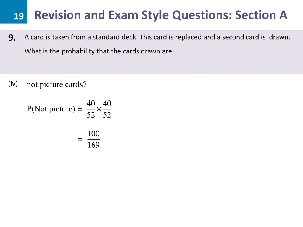 19 revision and exam style questions section a 28