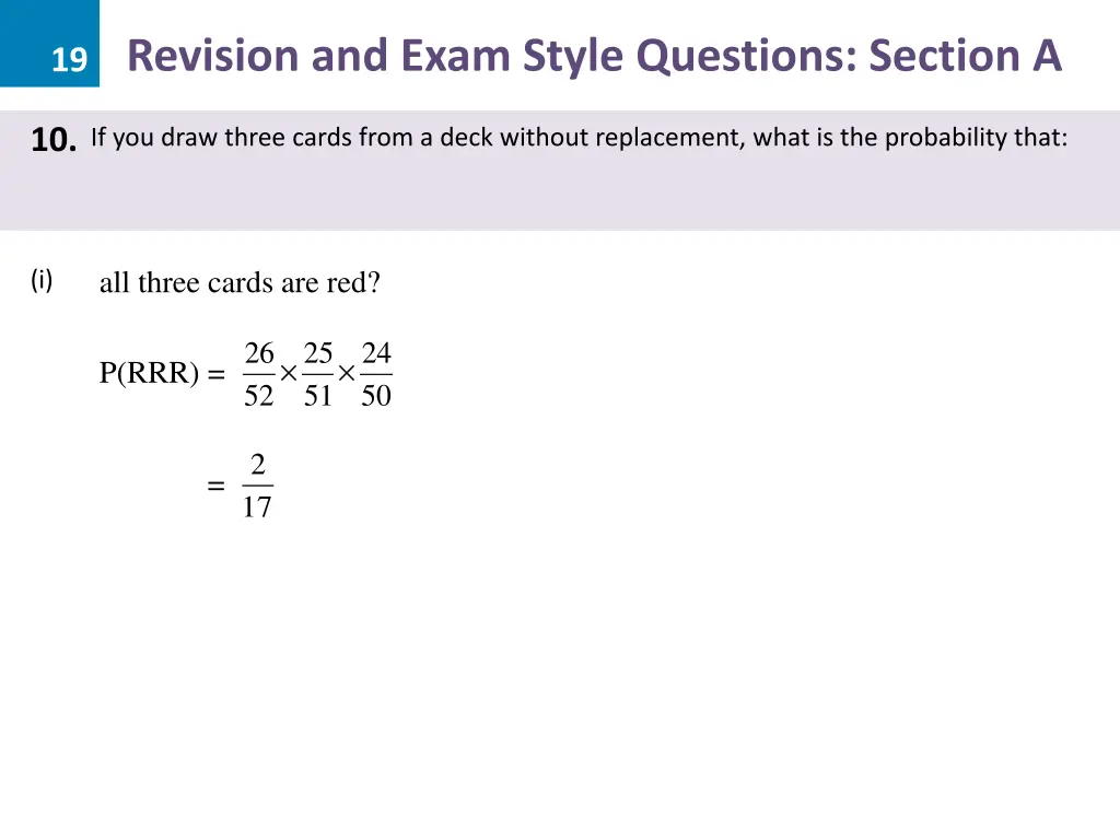 19 revision and exam style questions section a 29