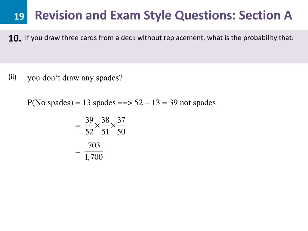 19 revision and exam style questions section a 30