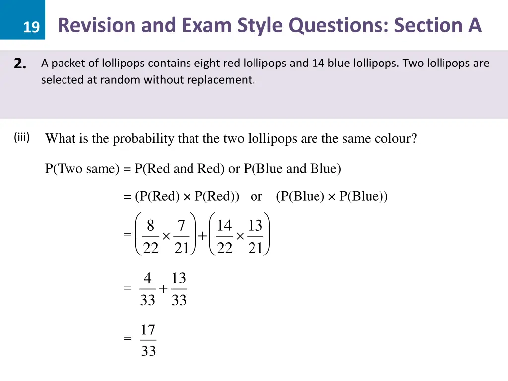 19 revision and exam style questions section a 4