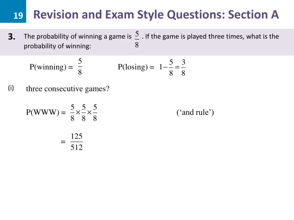 19 revision and exam style questions section a 5