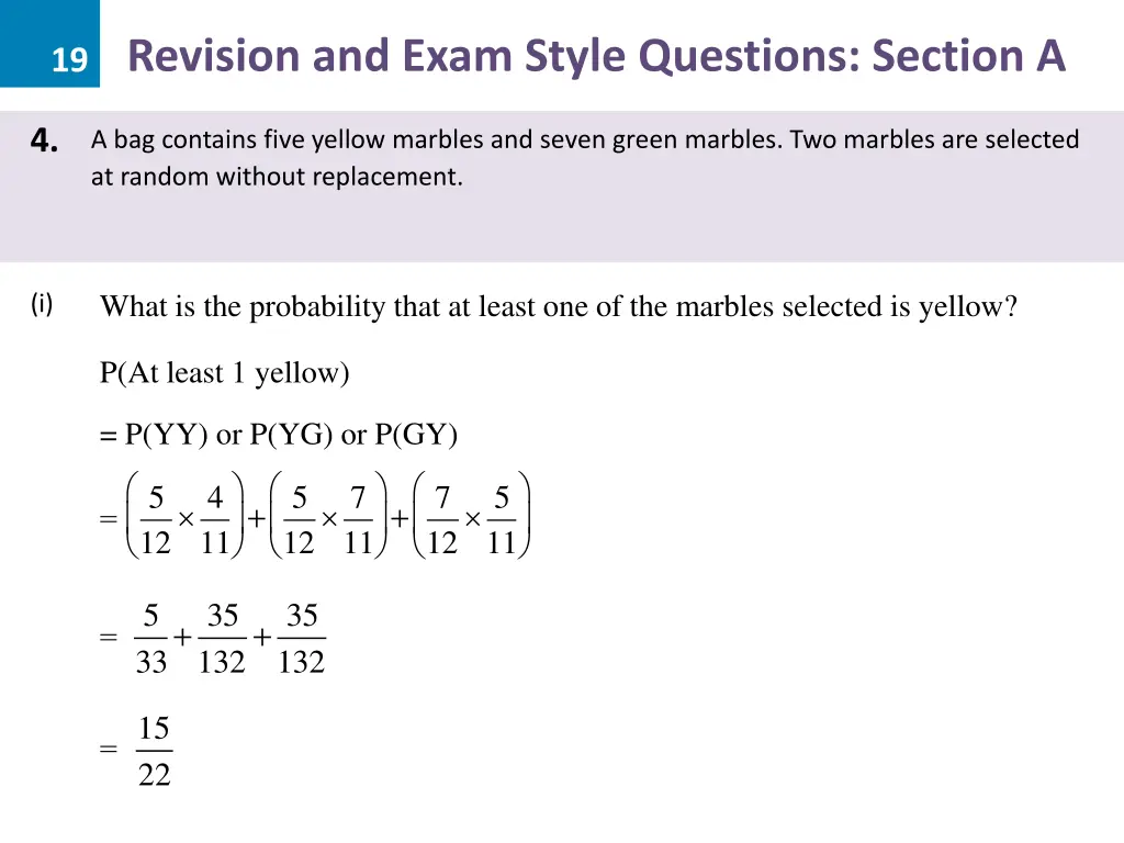 19 revision and exam style questions section a 7