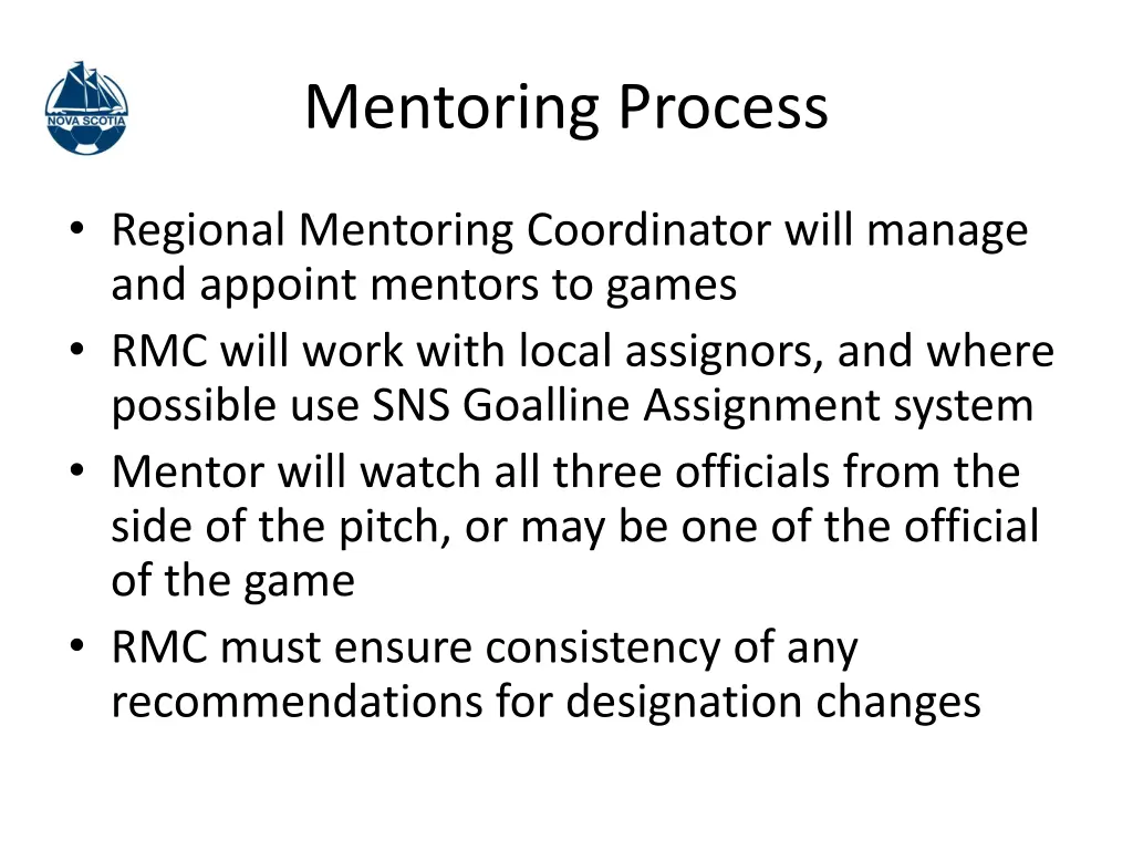 mentoring process