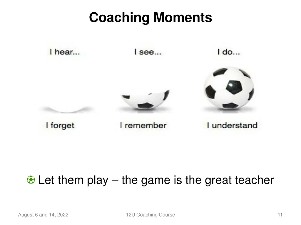 coaching moments