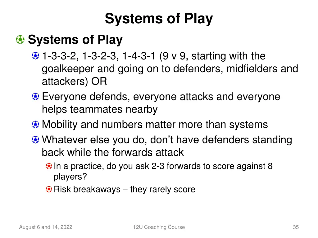 systems of play