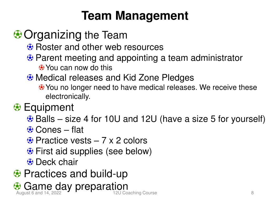 team management